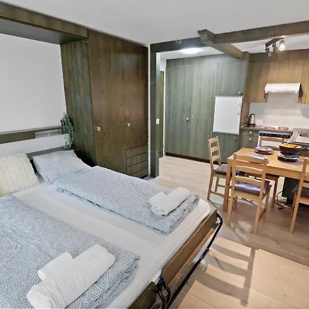 Studio Renove A Cote Des Pistes Saas-Fee Exterior foto